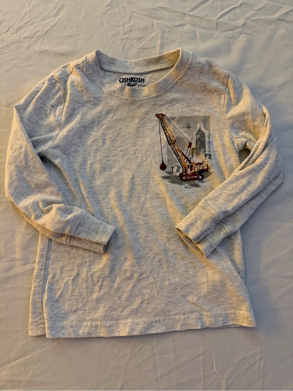 OshKosh B’gosh Construction Crane Graphic Shirt
